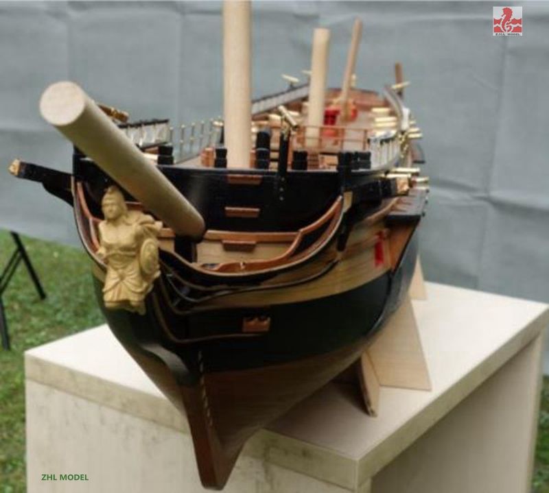 HMS Surprise Scale 1/48 56.9" with 4 lifeboat Wood Model Ship Kit